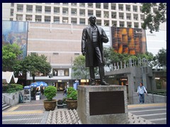 Thomas Jackson Statue at Statue Square. 